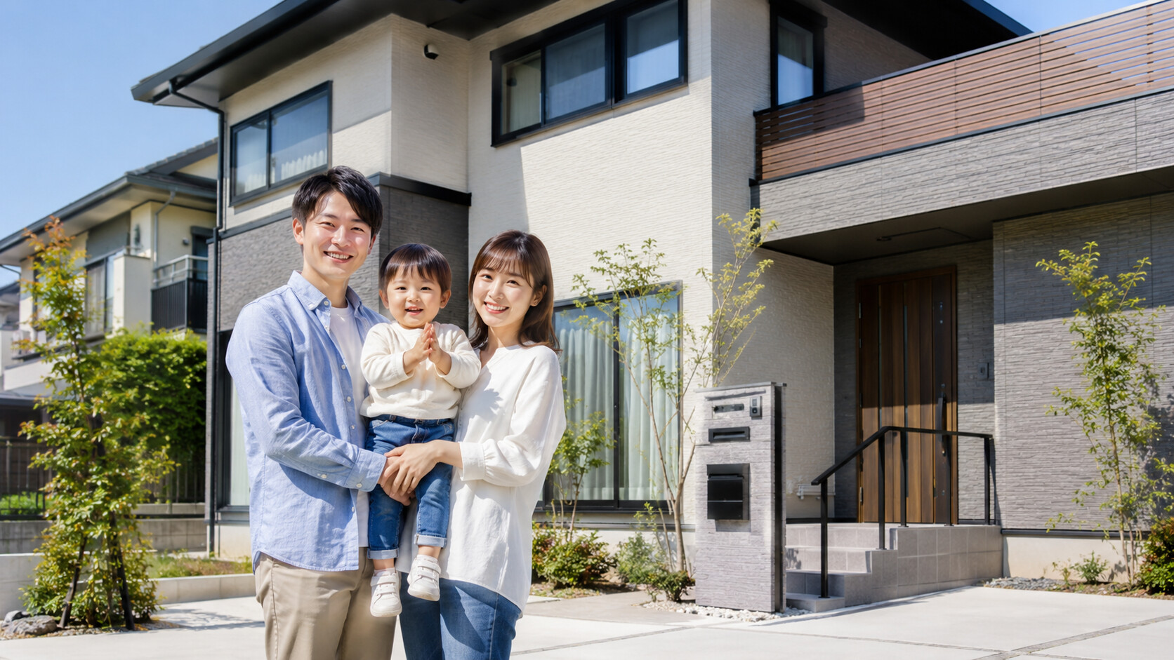 家族が住宅購入について考えるイメージ