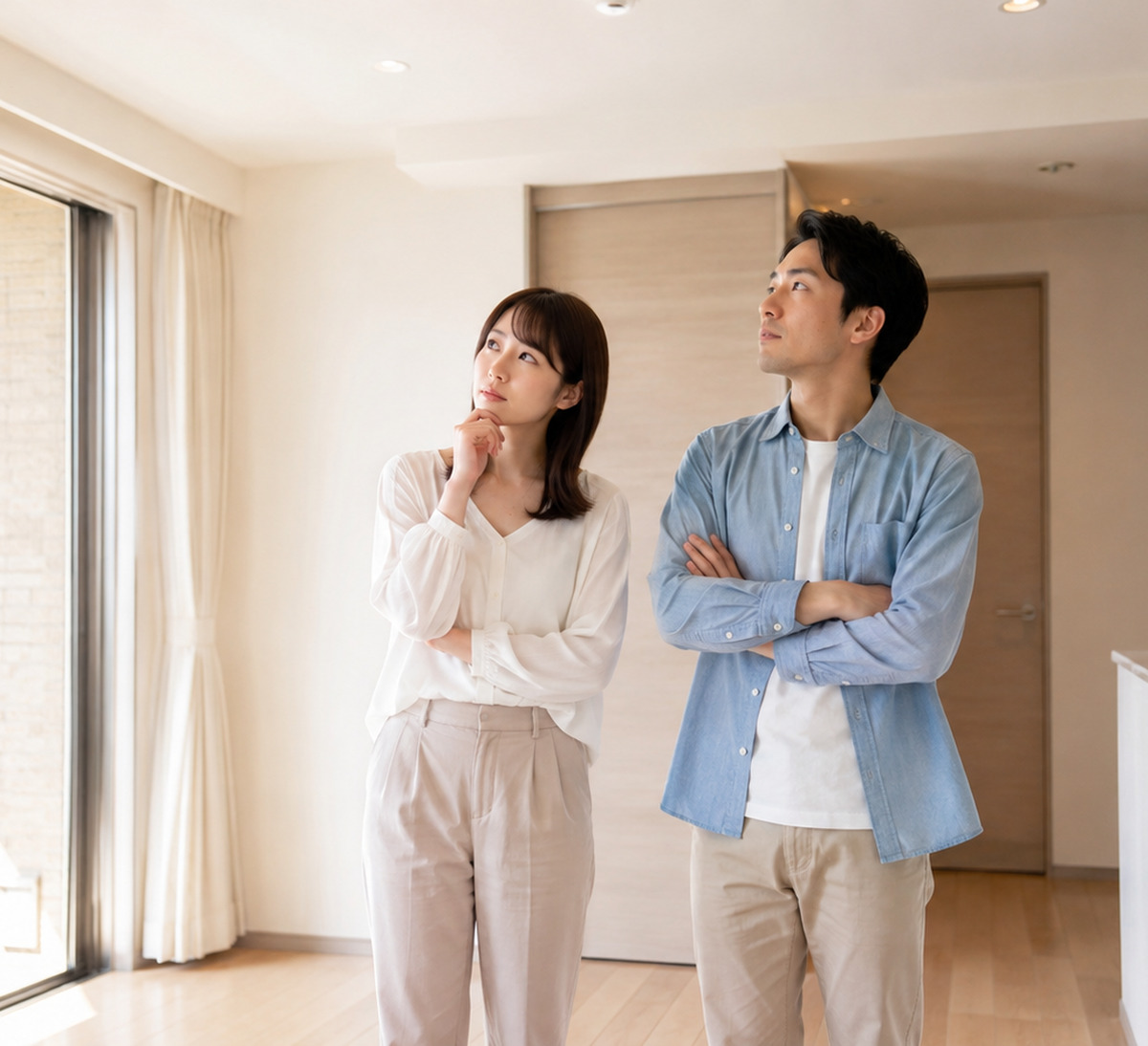 住まいについて考える人物のイメージ